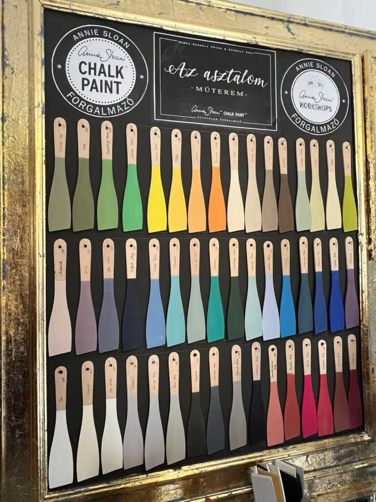 Annie Sloan Chalk Paint színminták Az Asztalom Műteremben